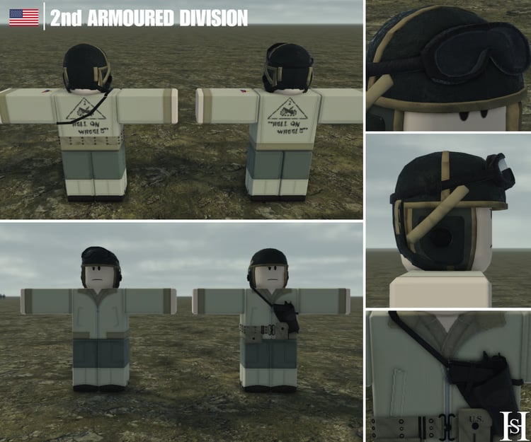 American WW2 tanker uniforms
