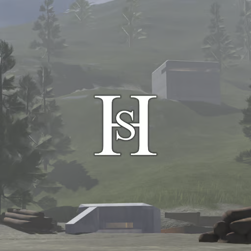 Fog-covered Ardennes combat terrain