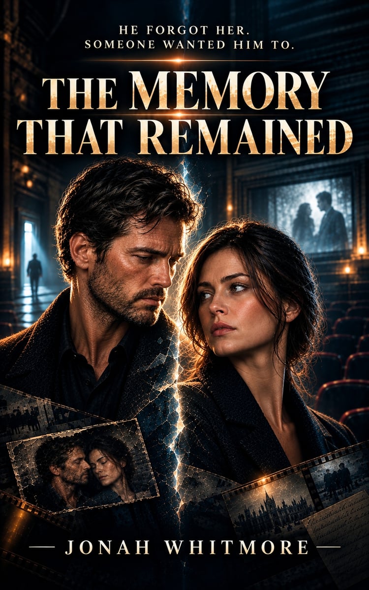 THE MEMORY THAT REMAINED by Jonah Whitmore — psychological mystery thriller book cover