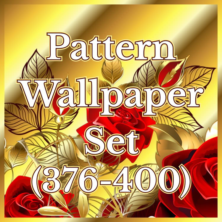 An image promoting 25 pattern wallpapers that are compatible with iPhone and Samsung devices.