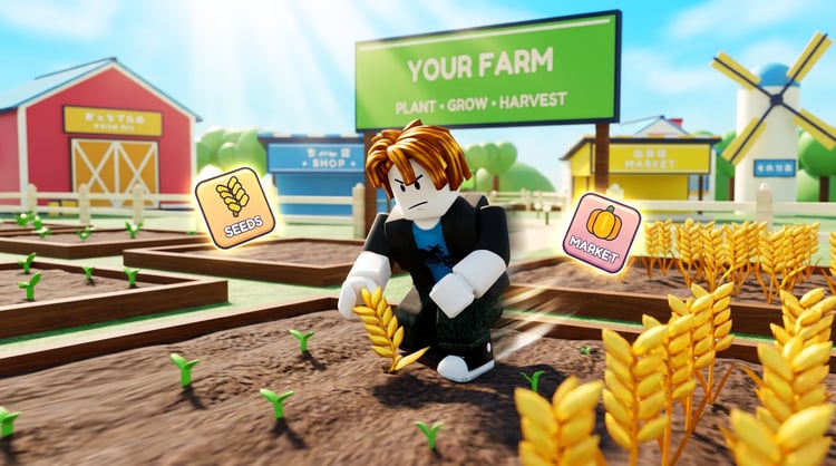 Crop market selling interface