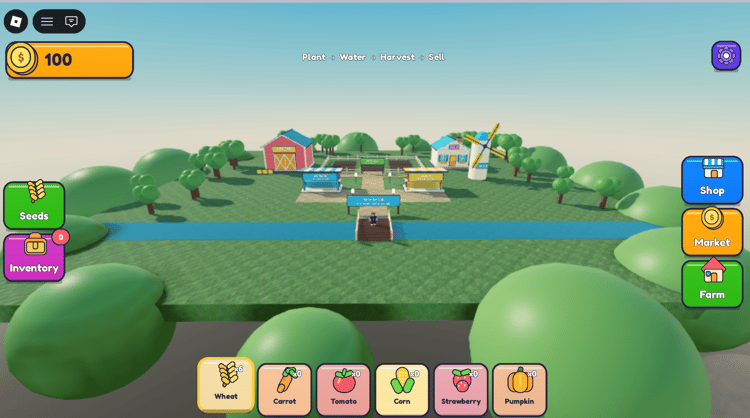 Roblox farming inventory seed menu