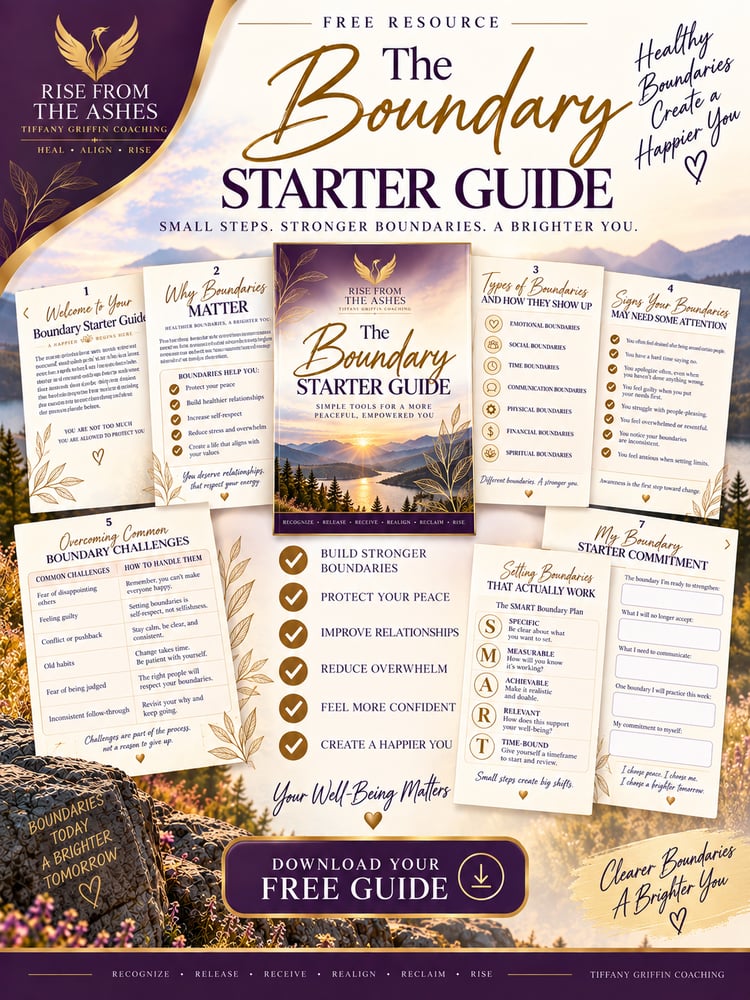 The Boundary Starter Guide for learning healthy boundaries, saying no, self-respect, and protecting your energy