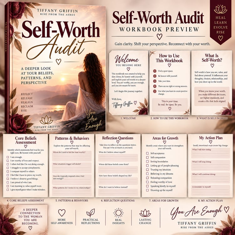 Self-Worth Audit self-assessment for building self-worth, self-esteem, self-awareness, and self-respect