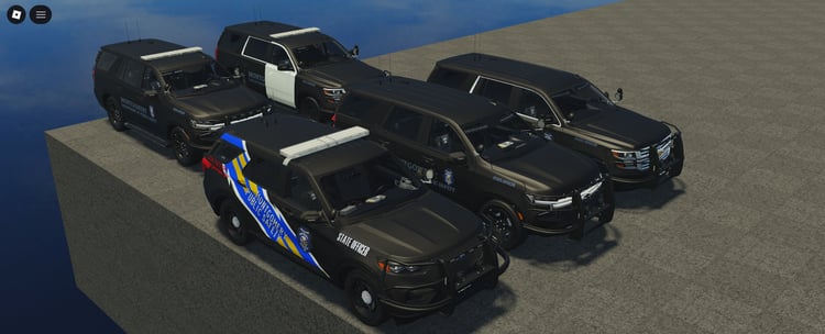 Detailed Roblox police vehicle pack