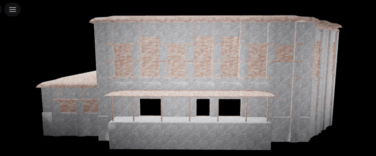 Multi-level Roblox filler building