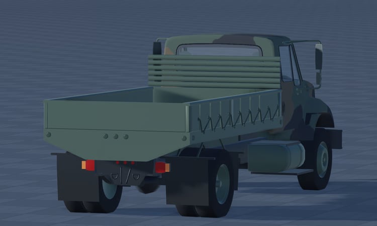 A-Chassis military transport vehicle