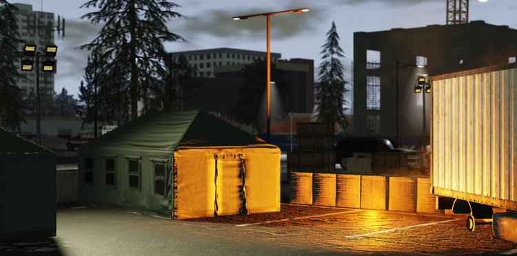 California post-apocalyptic quarantine zone