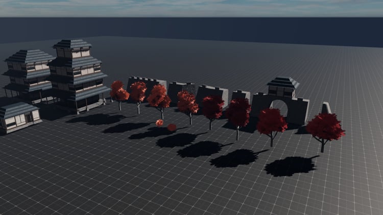Six Japanese temple variations