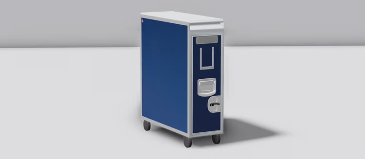 Airline service trolley model