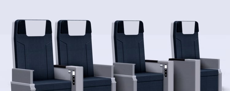 Premium airline passenger seats
