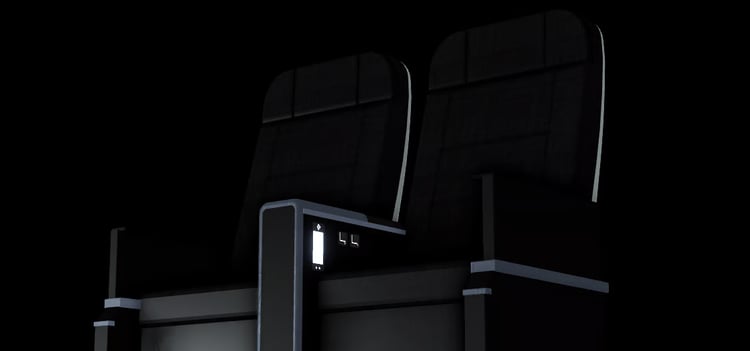 Scripted passenger cabin seating