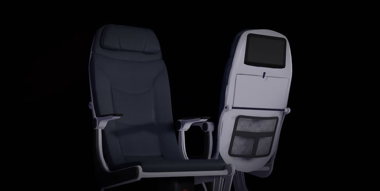 Individual economy aircraft seats