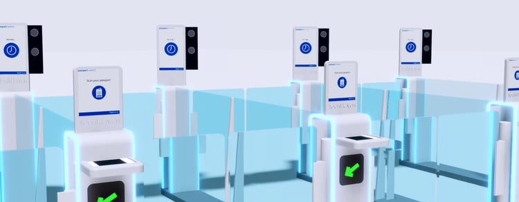 Automated airport passport gates