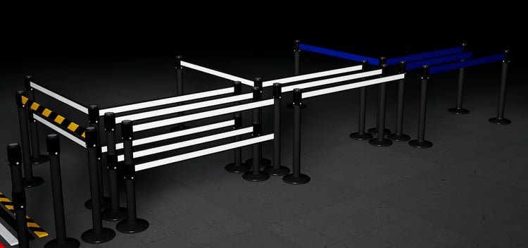 Airport queue barrier pack
