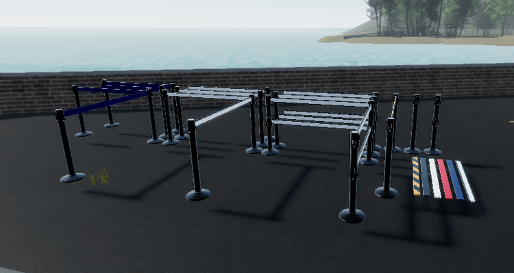 Three airport barrier variations