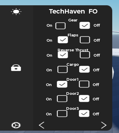 Animated aircraft systems interface