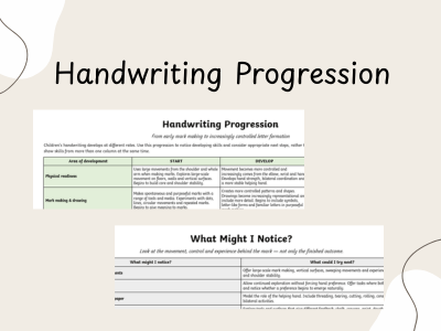 Precursive Pre-Writing Patterns