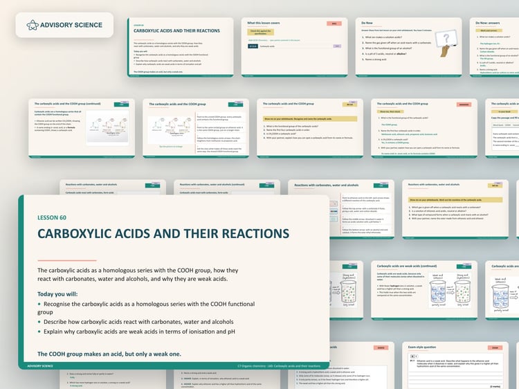 AQA GCSE Chemistry 8462 Complete Course | 97 Ready to Teach Lessons with Topic Tests: cover