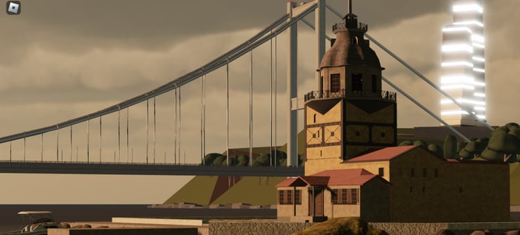 Detailed historic Istanbul landmark