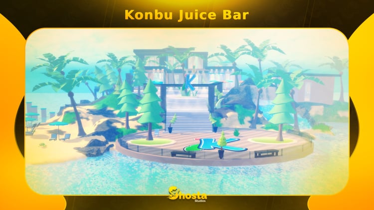 Colorful tropical beach environment