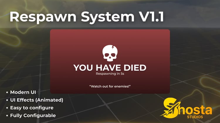 Roblox death respawn system