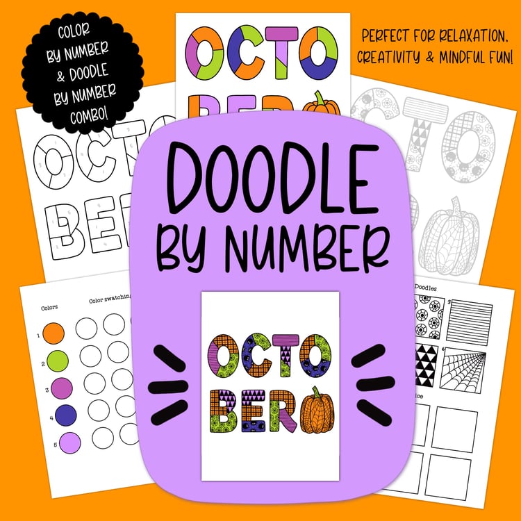 Doodle by number october