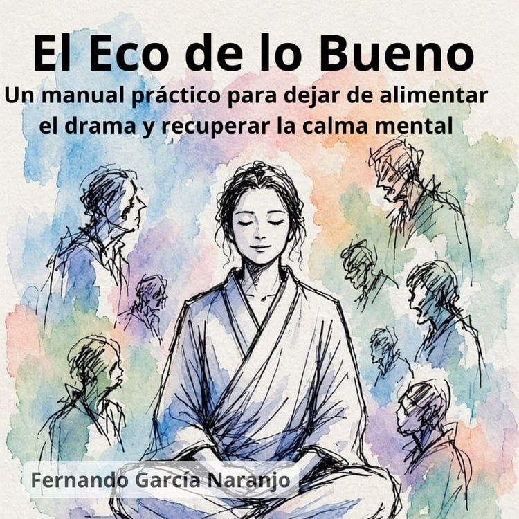 El Eco de lo Bueno: Un manual práctico para dejar de alimentar el drama y recuperar la calma mental  Descubre una guía clara y accesible escrita por Fernando García Naranjo para aprender a gestionar tus pensamientos, reducir el estrés cotidiano y enfocar 