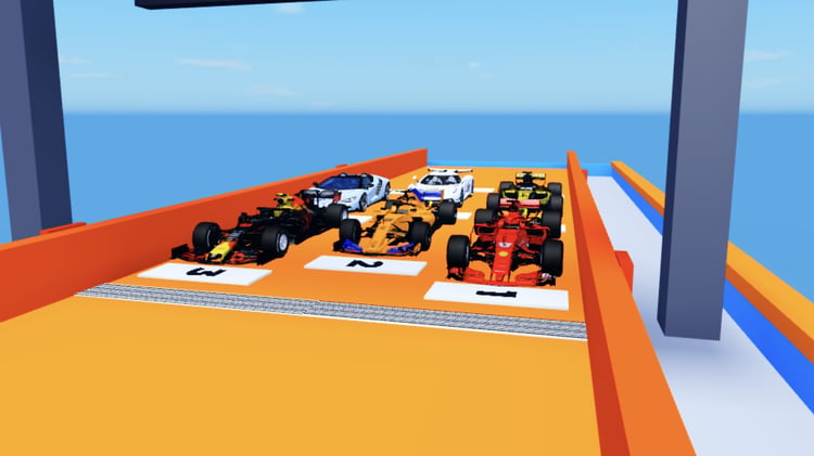 Roblox toy car racing garage and showroom