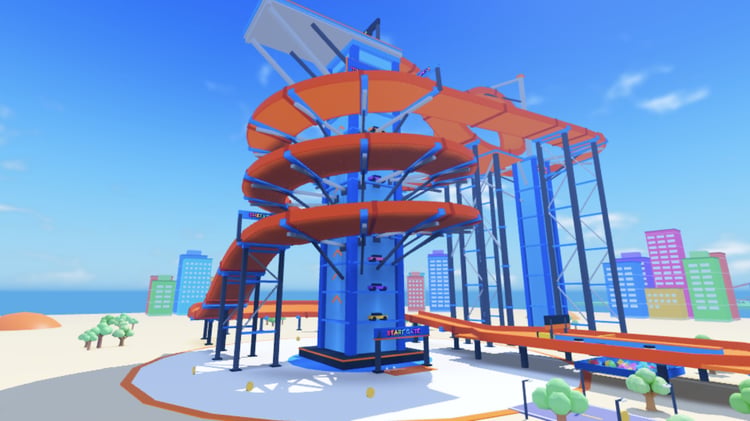 Turbo Tower multiplayer racing game