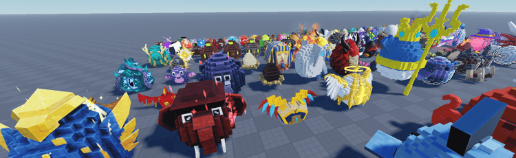 285 Roblox egg and creature models