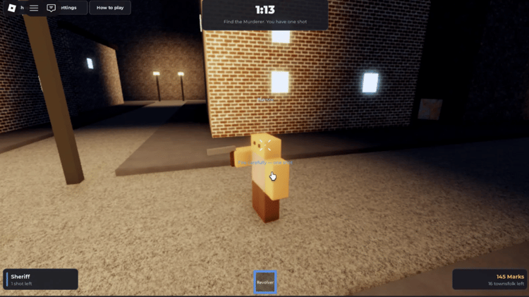 Sheriff shooting and accusation gameplay
