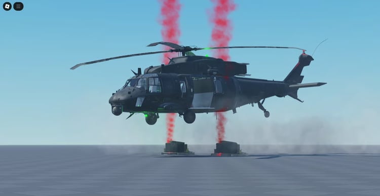 Military helicopter airdrop system