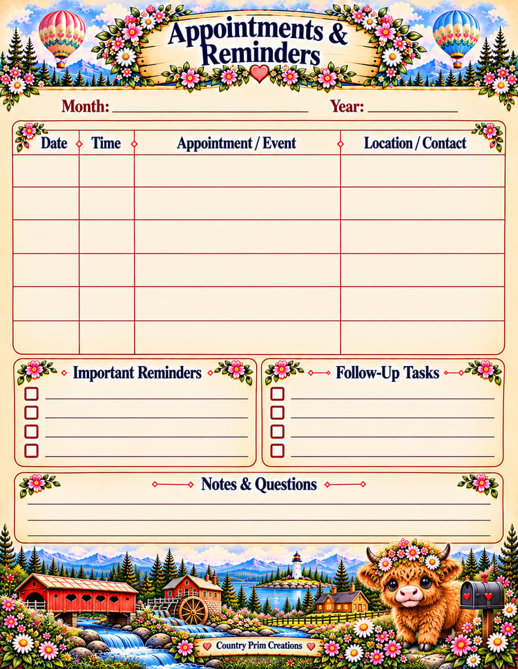 Appointment & Reminders
