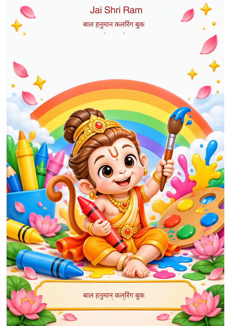Free Bal Hanuman coloring pages for kids