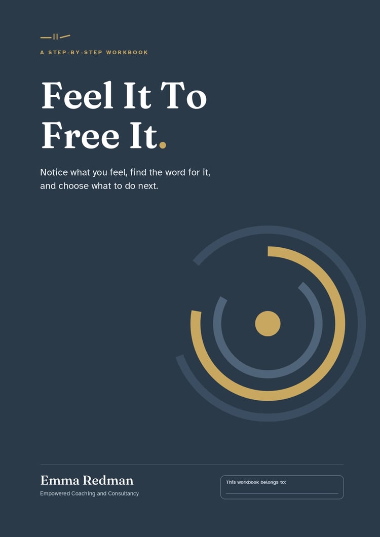 Feel It To Free It emotional regulation workbook for adults by Emma Redman
