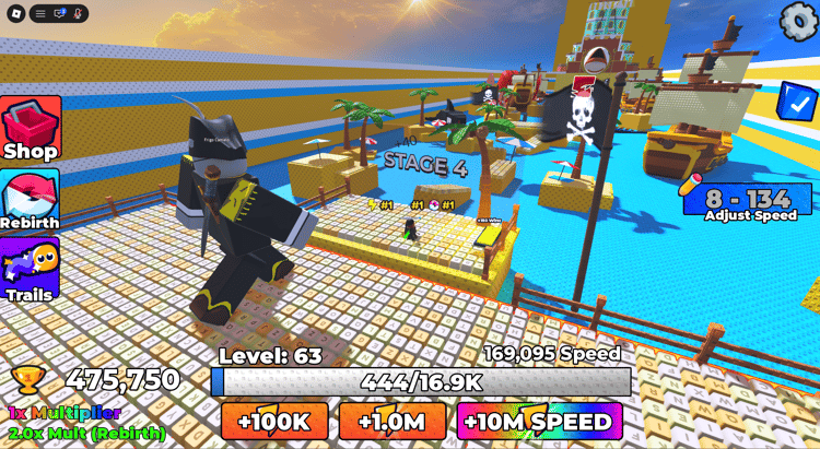 Roblox pirate speed progression gameplay