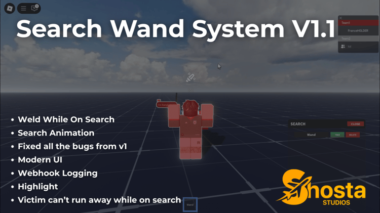 Roblox search wand system