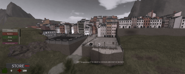 European-style streets with multi-story historic buildings