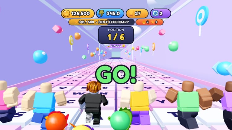 Podium-based racing reward system