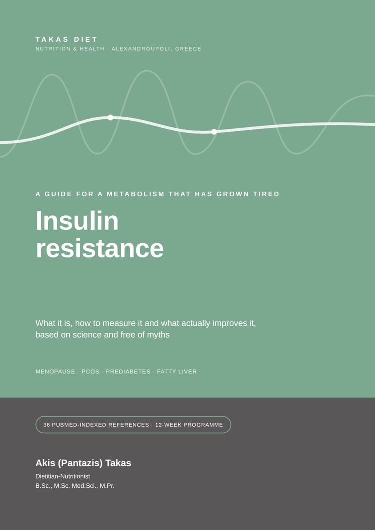 Insulin Resistance English ebook cover by Akis Takas