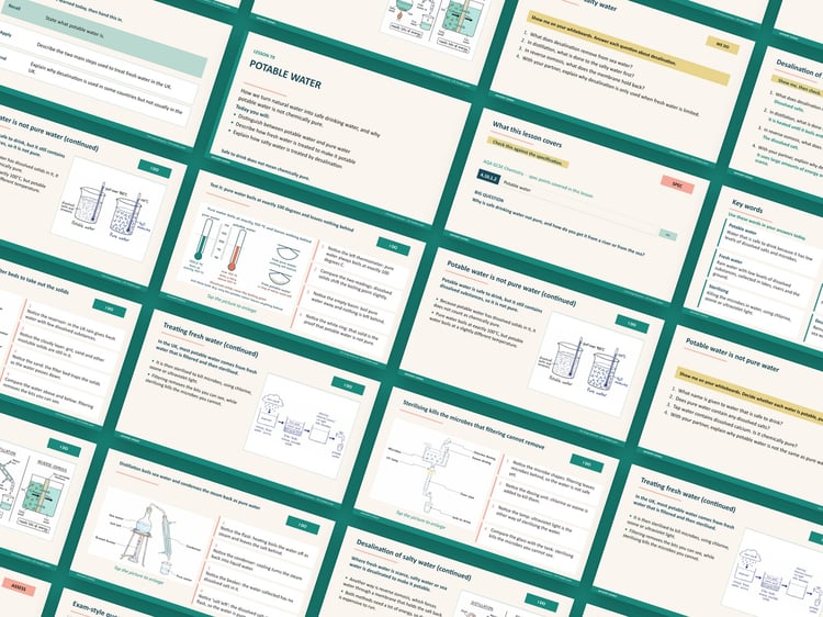 Using Resources Lessons PowerPoint | AQA GCSE Chemistry C10 8462, 11 Lessons: preview page 2 of 3
