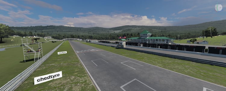 Mountainview Racing Circuit main straight and pit lane