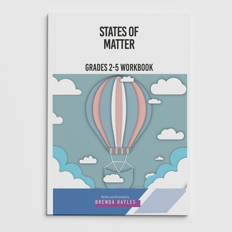 States of Matter Worksheets and Workbook | Grades 2-5 | NGSS Aligned | Water Cycle Activities: cover