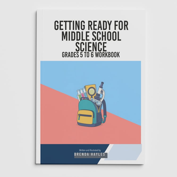 Getting Ready for Middle School Science Worksheets and Workbook | Grades 5-6 | NGSS Aligned: cover