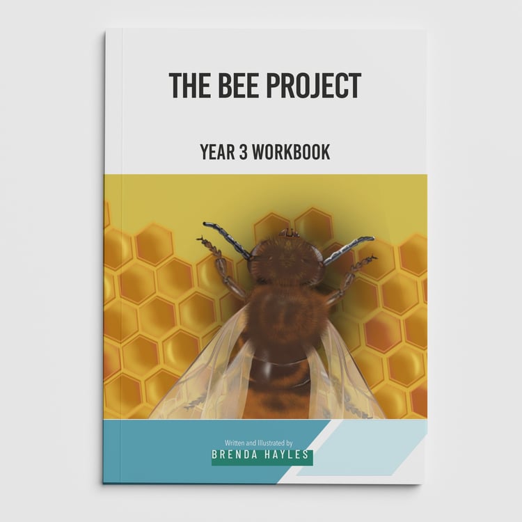 The Bee Project Year 3 Worksheet with Answers | KS2 Science Workbook: cover