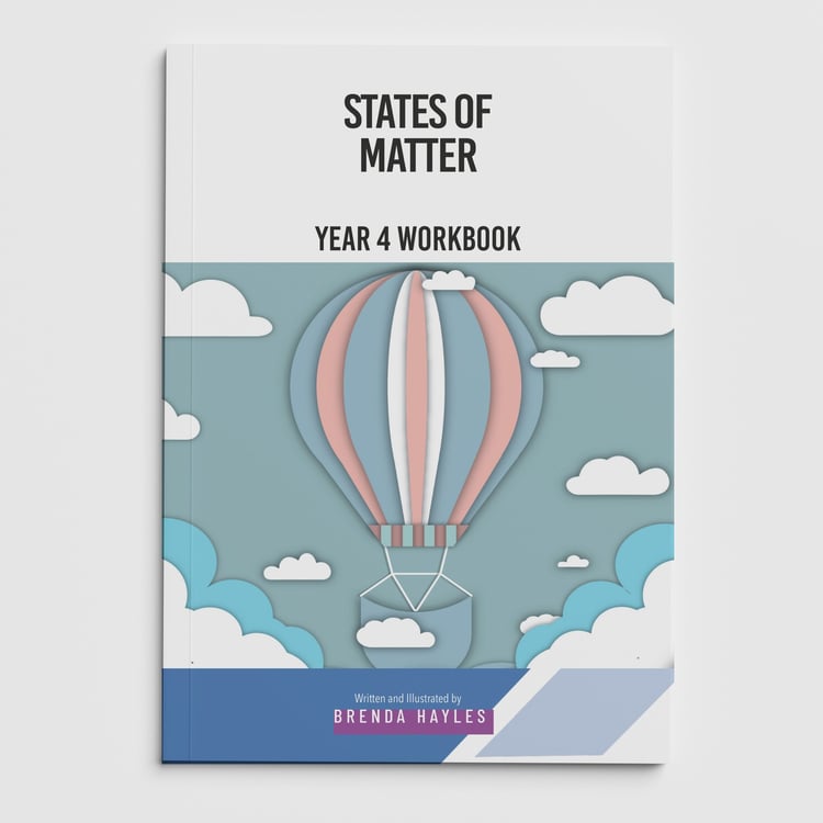 States of Matter Year 4 Worksheet with Answers | KS2 Solids, Liquids and Gases Workbook: cover