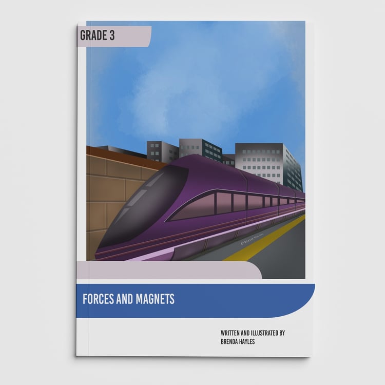 Forces and Magnets Science Booklet | Grade 3 | NGSS Aligned | Pushes, Pulls and Poles: cover