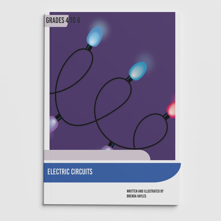 Electrical Circuits Science Booklet | Grades 4-6 | NGSS Aligned | Voltage and Diagrams: cover