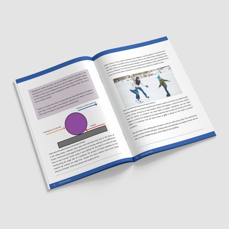 Forces Science Booklet | Grades 3-5 | NGSS Aligned | Friction, Gravity and Machines: preview page 2 of 4